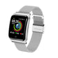 F9 Color Screen Smart Bracelet Large Screen Metal Belt Heart Rate Blood Pressure Waterproof - Krosscanada