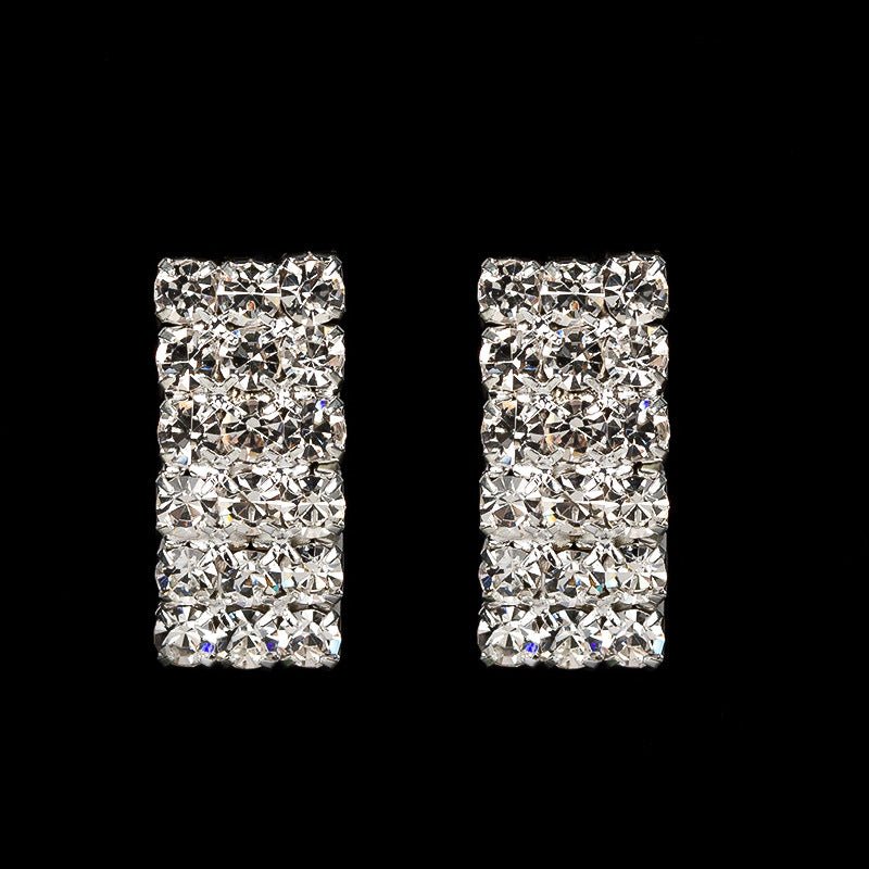 Fashion Bride Jewelry Pendant Necklace Set Of Two Diamond Alloy Foreign Trade And Wholesale Jewelry Set - Krosscanada