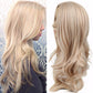 Fashion mid - length curly hair dyed wig - Krosscanada