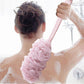 Fashion New Long Handle Hanging Soft Mesh Back Body Bath Shower Scrubber Brush Sponge For Bathroom Shower Brush New Arrival - Krosscanada