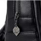 Fashion Soft Leather Backpack Belt Decoration Casual Bag - Krosscanada