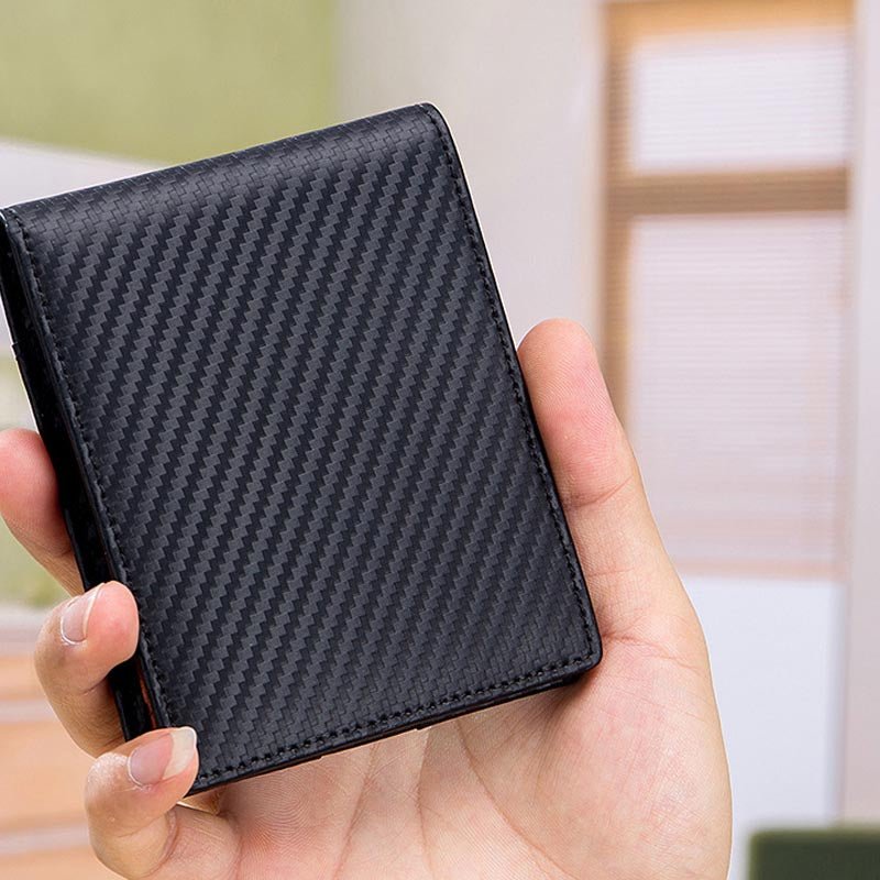 Fashion Ultra - thin Short Men's Leather Wallet - Krosscanada