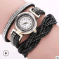 Fashion watch ladies fashion watch, diamond twisted pu belt winding fashion watch - Krosscanada