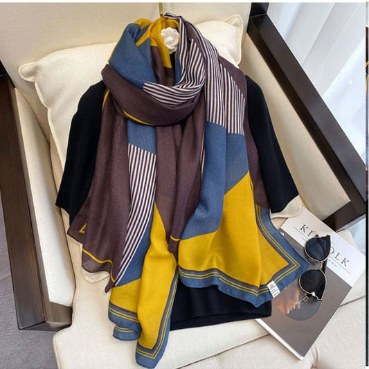 Fashionable Casual Accessories Women's Silk Scarves - Krosscanada