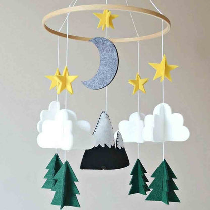 Felt Ornaments Felt Crib Pendant Wind Chimes - Krosscanada