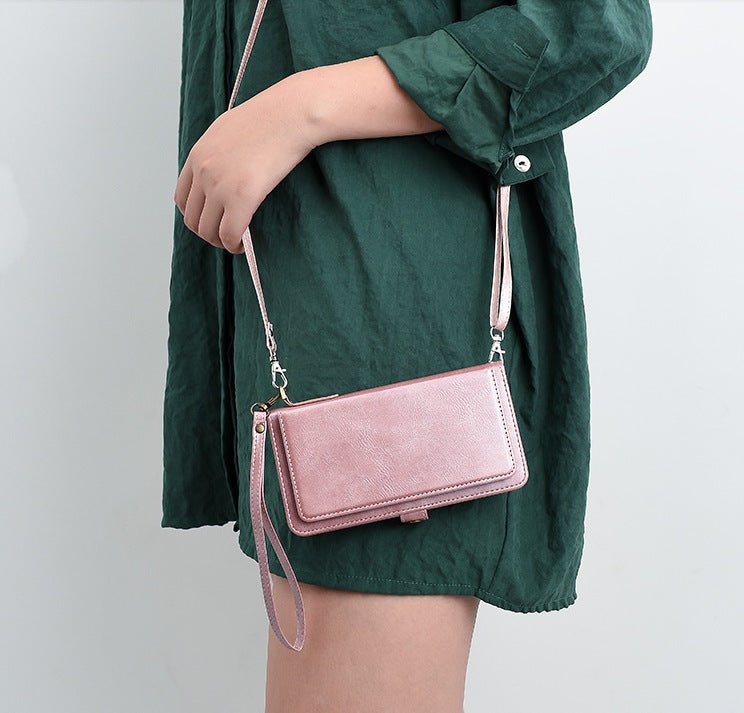 Flip Leather Case Messenger Bag Phone Case - Krosscanada
