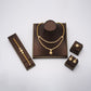 Flower Shape Jewelry Set Bridal Necklace Bracelet Ring And Earrings Jewelry Set Copper Jewelry Set - Krosscanada