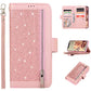 FLYEE Compatible with iPhone 12 Pro Max(6.7 inch,2020 Release),Wallet Case for Women and Girls with Card Holder,9 Cards Slots Premium Leather Flip Case [Embossed] Protective with Mirror - Rose Gold - Krosscanada