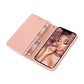 FLYEE Compatible with iPhone 12 Pro Max(6.7 inch,2020 Release),Wallet Case for Women and Girls with Card Holder,9 Cards Slots Premium Leather Flip Case [Embossed] Protective with Mirror - Rose Gold - Krosscanada