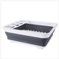 Folding Kitchen Dish Drainer Drying Rack Tableware Plate Holder Dinnerware Shelf Storage Organizer Kitchen Accessories - Krosscanada