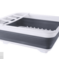 Folding Kitchen Dish Drainer Drying Rack Tableware Plate Holder Dinnerware Shelf Storage Organizer Kitchen Accessories - Krosscanada