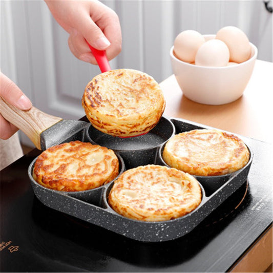 Four Hole Omelette Pan, Non - stick Pan - Krosscanada