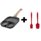 Four Hole Omelette Pan, Non - stick Pan - Krosscanada