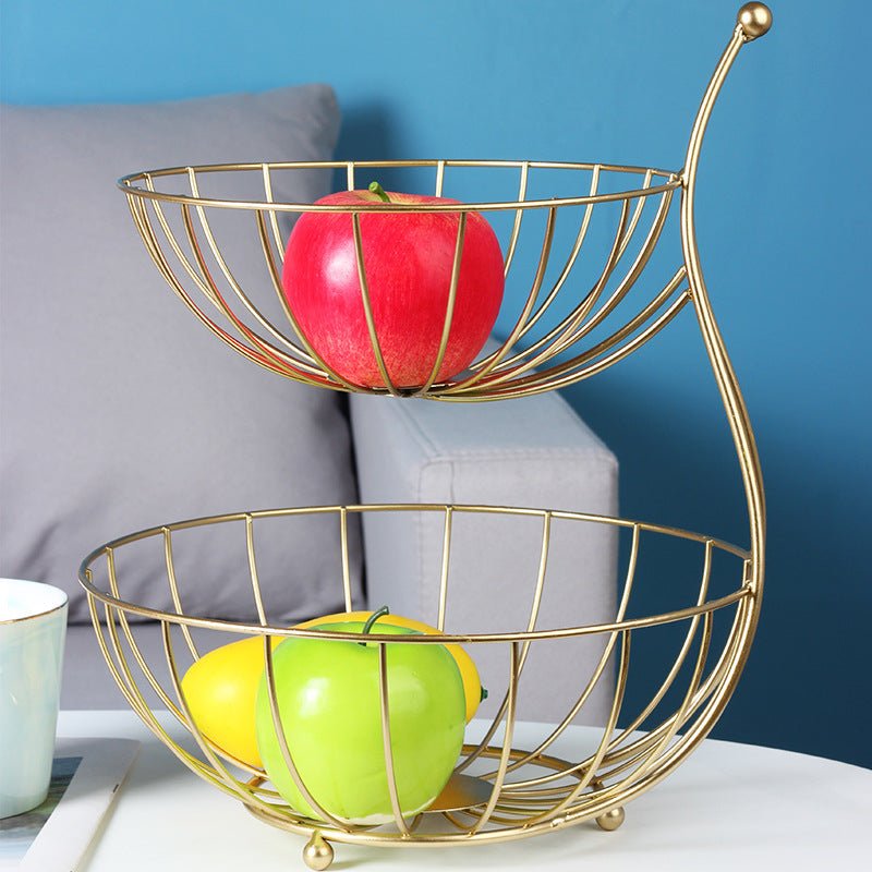 Fruit Shelf Vegetable Shelf Double Layer - Krosscanada