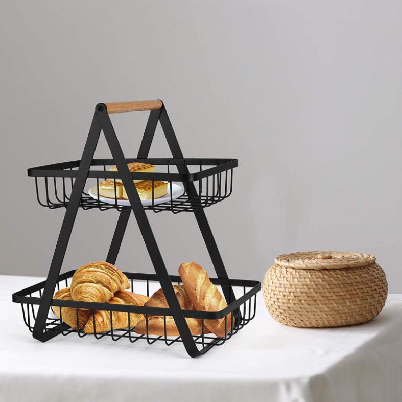 Fruit Shelf Vegetable Shelf Double Layer - Krosscanada