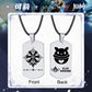 Genshin Impact Stainless Steel Necklace Engraved Double Sided Zhongli Xiao Venti Diluc Keqing Element Logo Pendant Dog Tags - Krosscanada