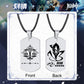 Genshin Impact Stainless Steel Necklace Engraved Double Sided Zhongli Xiao Venti Diluc Keqing Element Logo Pendant Dog Tags - Krosscanada