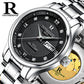 Genuine Rui edge watches men's automatic mechanical watches business men's watch luminous hollow water - proof fine steel - Krosscanada