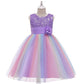 Girls Puffy Dress Ins Christmas Mesh Princess Skirt - Krosscanada