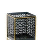 Gold Etched Metal Flower Pot - Krosscanada