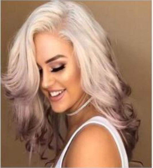 Gradient lilac long straight hair - Krosscanada
