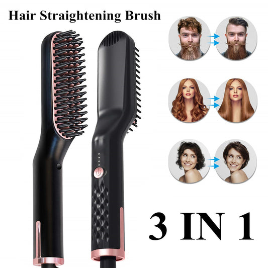 Hair Styling Comb Hair Straightener Comb Hair Straightener - Krosscanada