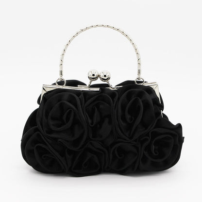 Hand held rose bag dinner bag bridal bag - Krosscanada