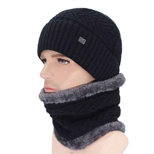 Hat Autumn and Winter Knitted Woolen Hat - Krosscanada
