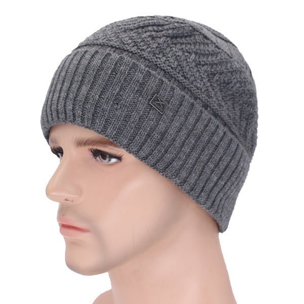 Hat Autumn and Winter Knitted Woolen Hat - Krosscanada