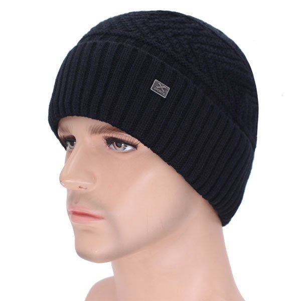 Hat Autumn and Winter Knitted Woolen Hat - Krosscanada
