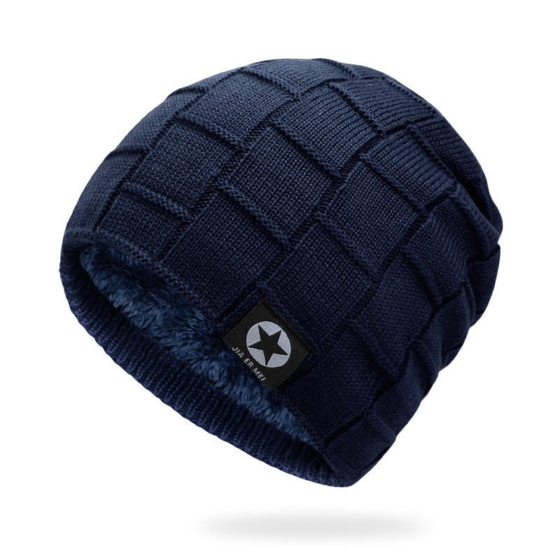 Hat Men Winter Thick Woolen Yarn - Krosscanada