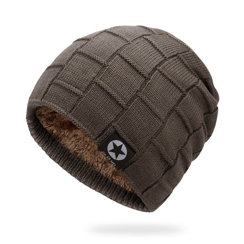 Hat Men Winter Thick Woolen Yarn - Krosscanada