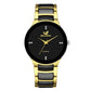 High - end Men's Business Fashion Steel Strap Watch Two - color Strap - Krosscanada