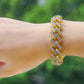 Hip Hop Full Rhinestone Bracelet Necklace - Krosscanada