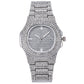 Hip Hop Punk Steel Band Watch Set - Krosscanada