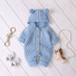 Hooded knitted jumpsuit - Krosscanada