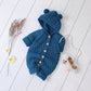 Hooded knitted jumpsuit - Krosscanada