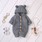 Hooded knitted jumpsuit - Krosscanada