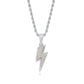 Hot Selling Lightning Hip Hop Pendant Micro - inlaid Zircon Hip Hop Fashion Trendy Hip Hop Jewelry - Krosscanada