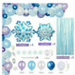 Ice And Snow Theme Party Chain Decoration Christmas Balloon Combo Set - Krosscanada