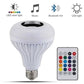 Intelligent seven - color bluetooth wireless with remote control audio bulb bubble lamp - Krosscanada