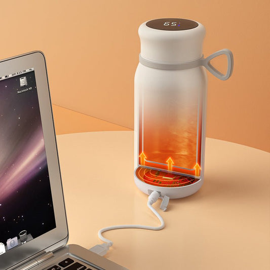 Intelligent Thermostatic Stainless Steel Heatable Seamless Liner Vacuum Flask - Krosscanada