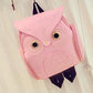 Japanese and Korean trends, women's Owl backpack, leisure travel bag, fashion personality cartoon Backpack - Krosscanada