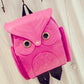 Japanese and Korean trends, women's Owl backpack, leisure travel bag, fashion personality cartoon Backpack - Krosscanada