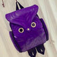 Japanese and Korean trends, women's Owl backpack, leisure travel bag, fashion personality cartoon Backpack - Krosscanada
