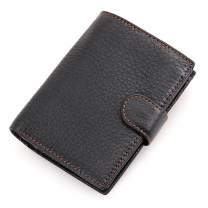 J.M.D first layer cowhide wallet multi - card leather men's wallet RFID foreign trade wallet - Krosscanada