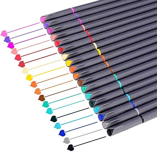 Journal Planner Pens Colored Pens Fine Point Markers Fine Tip Drawing Pens 18 Colors - Krosscanada