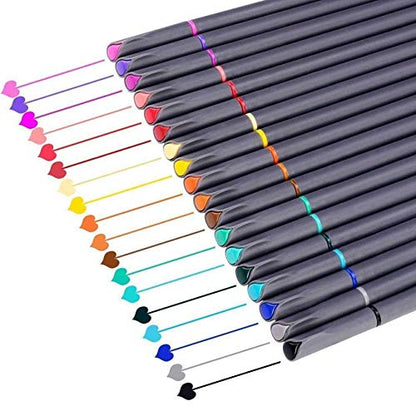 Journal Planner Pens Colored Pens Fine Point Markers Fine Tip Drawing Pens 18 Colors - Krosscanada