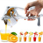 Kitchen Heavy Duty Aluminium Metal Manual Hand Press Juicer, Handheld Fruit, Vegetable Juicer, Lemon - Lime Squeezer, Instant juicer Orange juicer, Simple Fruit Press Squeezer Extractor Tool - Krosscanada