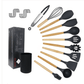 kitchen utensils silicone cooking spoon shovel cookware set - Krosscanada